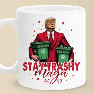 Heads Up, It's Time To Take Out The Trash - US Election Mug - Gift For Conservative Supporters