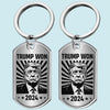 A Grateful Nation Celebrates New Beginnings - US Election Keychain - Gift For Conservative Supporters