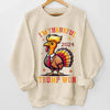 I'm Thankful - US Elections Unisex Sweatshirt With Design On Sleeve