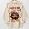 Ready To Talk - US Elections Unisex Sweatshirt With Design On Sleeve