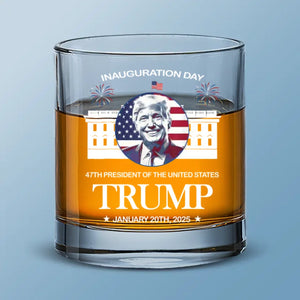 I'll See You Real Soon - US Election Whiskey Glass - Gift For Conservative Supporters