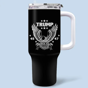 Embrace The Power Of New Beginnings - US Election 40 Oz Stainless Steel Tumbler With Handle