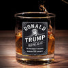 Embracing The Symbol Of American Spirit - US Election Whiskey Glass - Gift For Conservative Supporters