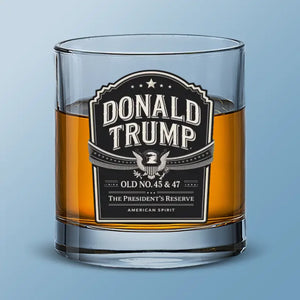 Eagle's Wings, A Symbol Of Freedom And Strength - US Election Whiskey Glass - Gift For Conservative Supporters