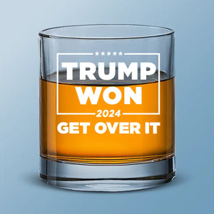 A Strong Nation Stands By Its Values - US Election Whiskey Glass - Gift For Conservative Supporters