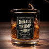 The Greater The Effort, The Greater The Glory - US Election Whiskey Glass - Gift For Conservative Supporters