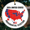 A Presidential Election Is More Than A Vote - US Elections Ceramic Round Shaped Ornament - Gift For Conservative Supporters
