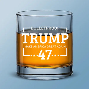 Honoring The Journey Of Our Great Nation - US Election Whiskey Glass - Gift For Conservative Supporters