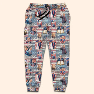 No.47 Back In Office - US Elections Unisex Sweatpants - Gift For Conservative Supporters