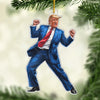 Gear Up For A New Chapter- US Election Acrylic Custom Shaped Ornament - Christmas Gift And Decor For Conservative Supporters