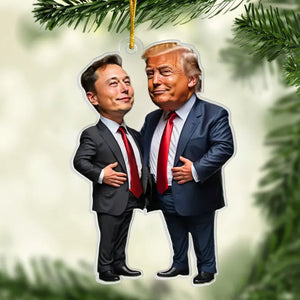 A Fresh Start For All Americans- US Election Acrylic Custom Shaped Ornament - Christmas Gift And Decor For Conservative Supporters