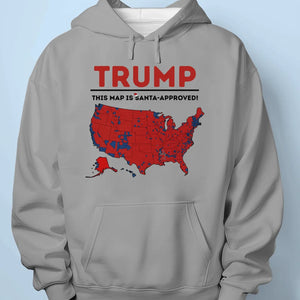 This Map Is Santa-Approved - US Election Unisex T-shirt, Premium T-shirt, Hoodie