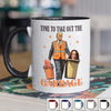 Time's Up, Bye Garbage - US Elections Accent Mug