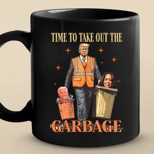 Garbage Out Now- US Election Black Mug