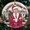 Show Your Support - US Election Ceramic Round Shaped Ornament - Gift For Conservative Supporters