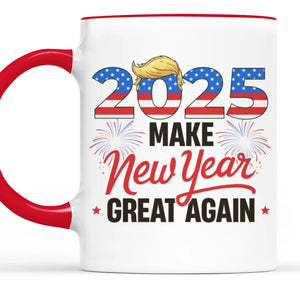 Make 2025 Great Again - US Elections Accent Mug