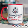 The US President Is Here - US Elections Accent Mug