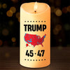 Red All Over America - US Election LED Candle - Christmas Gift For Conservative Supporters