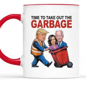 Say Bye To Garbage - US Election Mug - Gift For Conservative Supporters