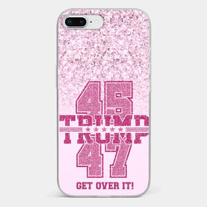 Keep Going, Pink Girl - US Election Clear Phone Case - Christmas Gift For Best Friends, BFF, Sisters