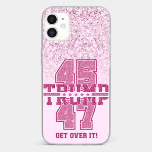 Keep Going, Pink Girl - US Election Clear Phone Case - Christmas Gift For Best Friends, BFF, Sisters