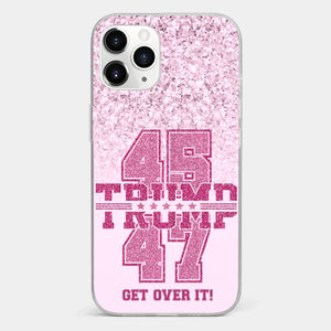 Keep Going, Pink Girl - US Election Clear Phone Case - Christmas Gift For Best Friends, BFF, Sisters