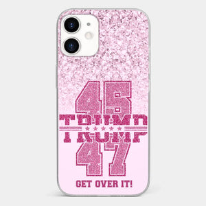 Keep Going, Pink Girl - US Election Clear Phone Case - Christmas Gift For Best Friends, BFF, Sisters