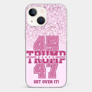 Keep Going, Pink Girl - US Election Clear Phone Case - Christmas Gift For Best Friends, BFF, Sisters
