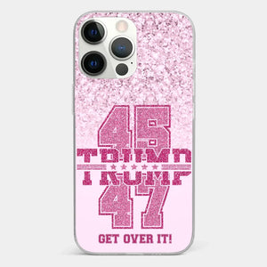 Keep Going, Pink Girl - US Election Clear Phone Case - Christmas Gift For Best Friends, BFF, Sisters