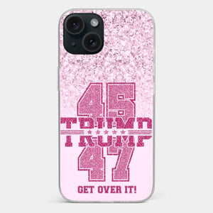 Keep Going, Pink Girl - US Election Clear Phone Case - Christmas Gift For Best Friends, BFF, Sisters