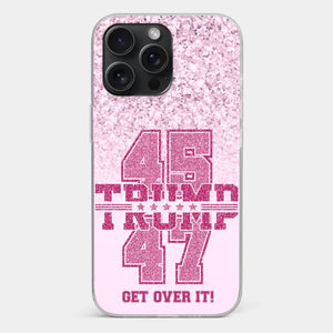 Keep Going, Pink Girl - US Election Clear Phone Case - Christmas Gift For Best Friends, BFF, Sisters