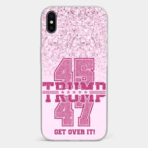 Keep Going, Pink Girl - US Election Clear Phone Case - Christmas Gift For Best Friends, BFF, Sisters