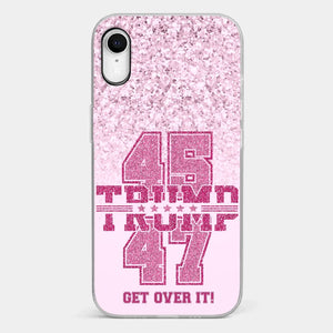 Keep Going, Pink Girl - US Election Clear Phone Case - Christmas Gift For Best Friends, BFF, Sisters