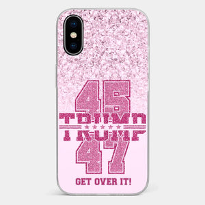 Keep Going, Pink Girl - US Election Clear Phone Case - Christmas Gift For Best Friends, BFF, Sisters