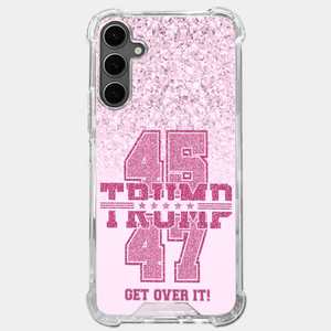 Keep Going, Pink Girl - US Election Clear Phone Case - Christmas Gift For Best Friends, BFF, Sisters