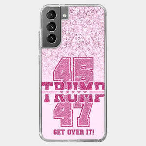 Keep Going, Pink Girl - US Election Clear Phone Case - Christmas Gift For Best Friends, BFF, Sisters