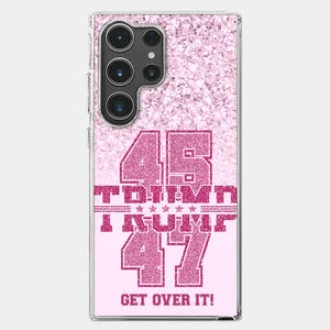 Keep Going, Pink Girl - US Election Clear Phone Case - Christmas Gift For Best Friends, BFF, Sisters