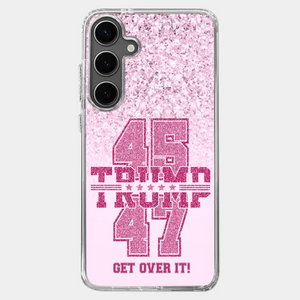 Keep Going, Pink Girl - US Election Clear Phone Case - Christmas Gift For Best Friends, BFF, Sisters
