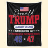 Side By Side, Strong And Enduring - US Election Blanket