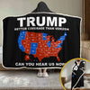 Red Signal Is Everywhere - US Election Snuggle Blanket, Hoodie Blanket