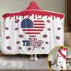 Strong And Steadfast - US Election Snuggle Blanket, Hoodie Blanket - Gift For Best Friends, BFF, Sisters