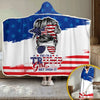 Together We Unite - US Election Snuggle Blanket, Hoodie Blanket - Gift For Best Friends, BFF, Sisters