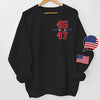 Waiting For His Second Presidency - US Election Full Embroidered Sweatshirt