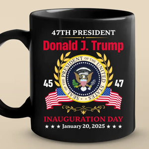 One Nation, One President, Protected By God - US Election Black Mug