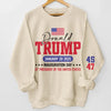 Bring Back The Greatness Of America - US Elections Unisex Sweatshirt With Design On Sleeve