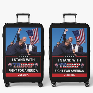 A Big Win For The People - US Election Luggage Cover - Gift For Conservative Supporters