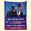 Let’s Embrace The Future With Open Arms - US Election Blanket