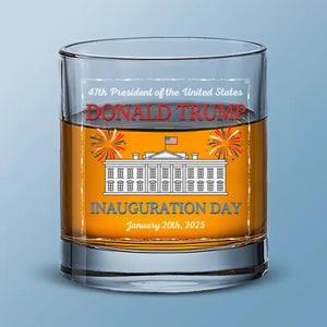 A Victory That Inspires Us All - US Election Whiskey Glass - Gift For Conservative Supporters