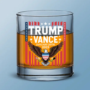 A New Dawn For Our Future - US Election Whiskey Glass - Gift For Conservative Supporters