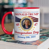 Champion Of The People Returns With A Vision - US Elections Accent Mug